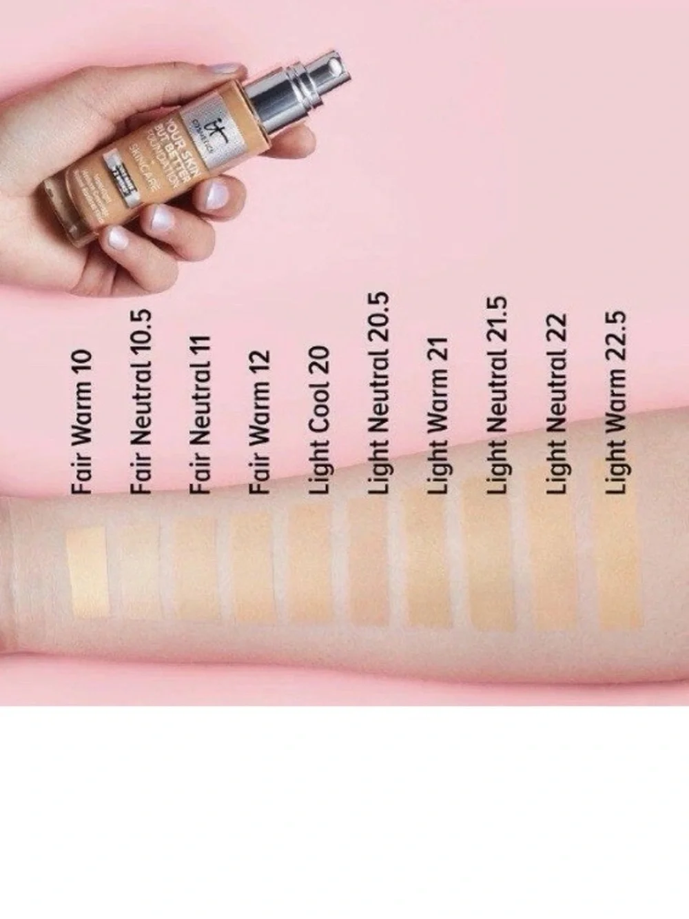 it cosmetics Your Skin But Better Foundation - Light Neutral 21.5 New